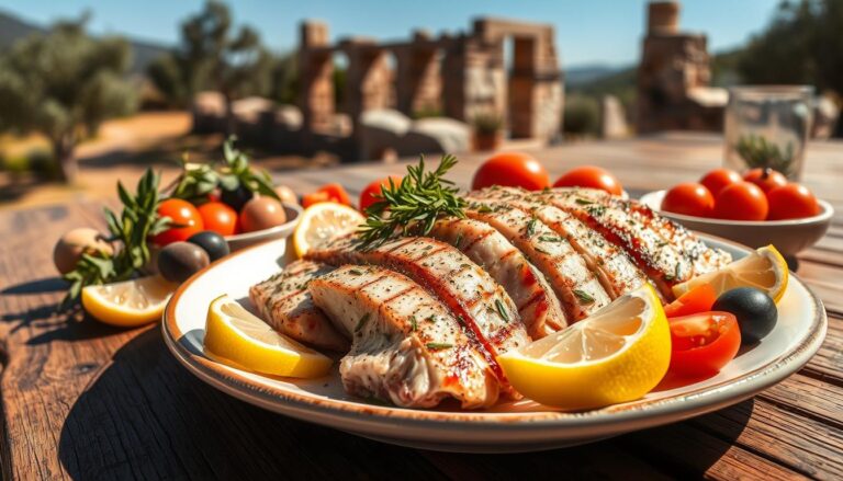 grilled tuna ancient greek food​